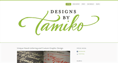 Desktop Screenshot of designsbytamiko.com